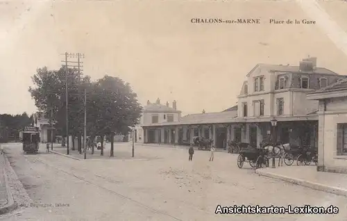 Chalons-sur-Marne Partie am Bahnhof (Place de la Gare)
