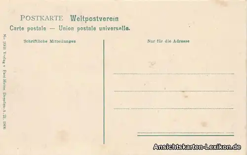 Ansichtskarte Kipsdorf-Altenberg (Erzgebirge) Straßenpartie 1906 