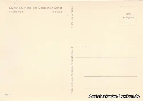 Ansichtskarte Postcard München Haus der Deutschen Kunst 