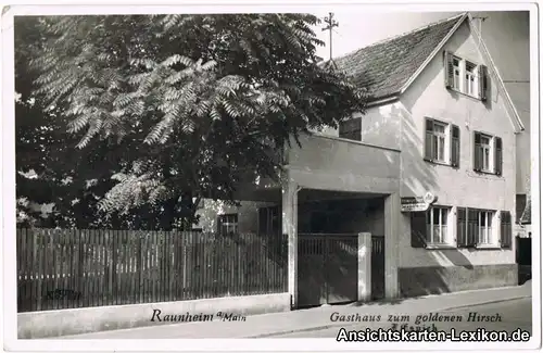 Raunheim (Main) Gasthaus zum goldenen Hirsch