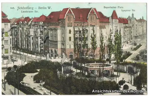 Berlin-Schöneberg Bayerischer Platz, Landshuter Straße u