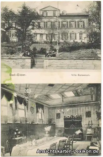 Bad Elster Vogtland Villa Sanssouci innen und außen b Ad