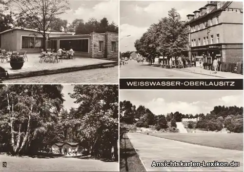 Foto Ansichtskarte Weißwasser Oberlausitz 4 Bild: Konsum