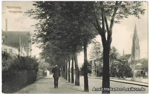 Schleswig (Sleswig/Slesvig) Partie in der Königstraße