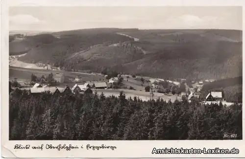 Foto Ansichtskarte Ober-Holzhau Blick auf g1938