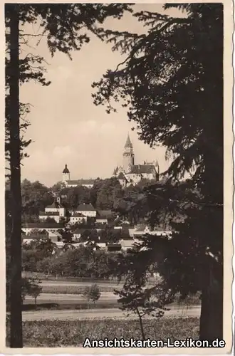 Foto Ansichtskarte Busau Bouzov Mähren Totalansicht Reg 