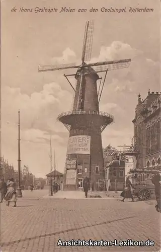 Rotterdam de thans Gesloopte Molen aan den Coolsingle (W