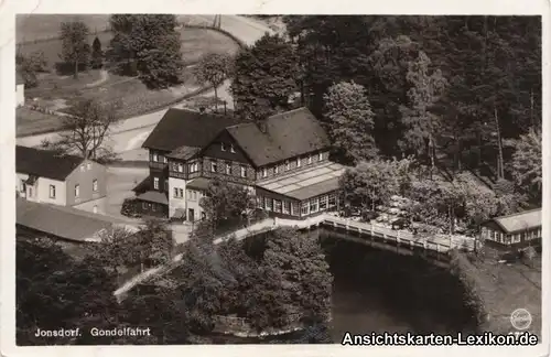 Jonsdorf Blick auf das Hotel-Kurhaus Gondelfahrt