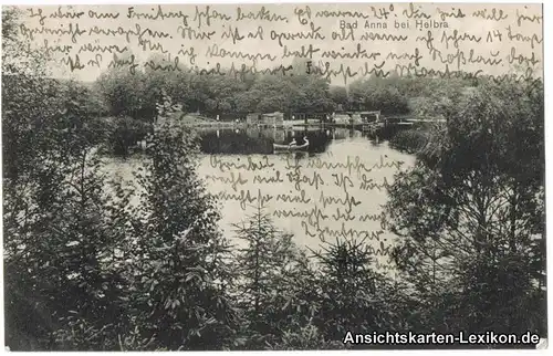 Helbra Bad Anna: Waldbad - Anlegestelle