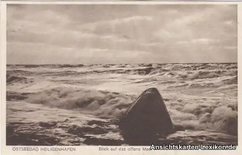 Ansichtskarte Heiligenhafen Blick auf das offene Meer 19