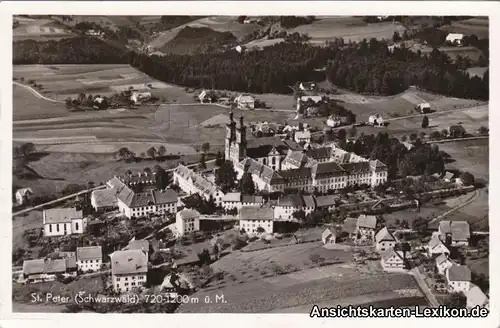 Foto Ansichtskarte St. Peter (Hochschwarzwald) Luftbild 