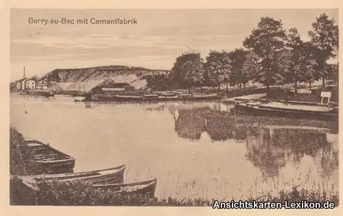 Ansichtskarte Berry-au-Bac Zementfabrik 1915 