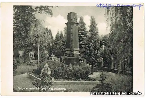 Lichtenberg (Erzgebirge)-Weigmannsdorf Kriegerdenkmal