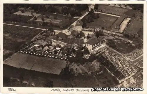 Meißen Luftbild Gebhardts Weinschank "Stadtparkhöhe" 1941 Walter Hahn:9719 