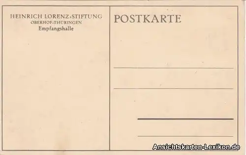 Oberhof (Thüringen) Heinrich-Lorenz-Stiftung - Empfangsh