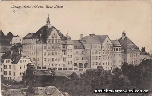 Sebnitz Partie an der Neuen Schule