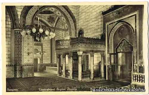 Sarajevo Innenansicht - Begova Moschee
