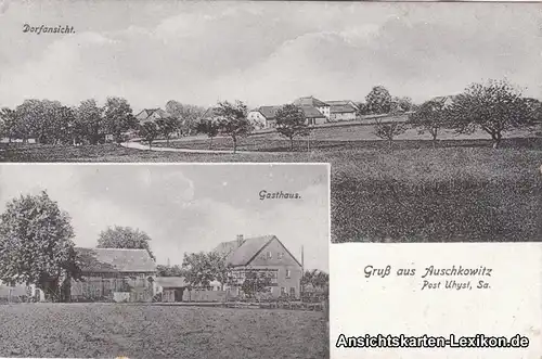 Burkau (Oberlausitz)-Auschkowitz 2 Bild: Gasthaus - Tota