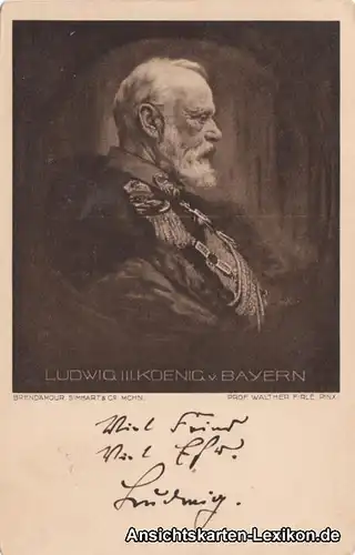 Künstler AK Ludwig III