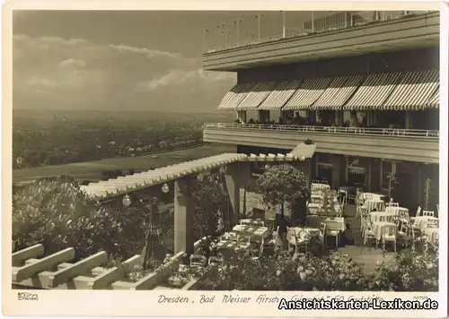 Weißer Hirsch-Dresden HO Gaststätte "Luisenhof" 1954 Walter Hahn:10795 