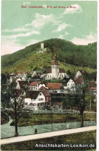 Bad Liebenzell Blick auf Kirche und Burg