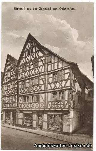 Ochsenfurt Histor. Haus des Schmied (Geschäft)