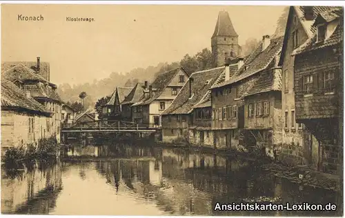Kronach Klosterwage - Flußpartie