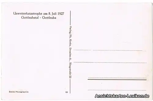 Bad Gottleuba-Berggießhübel-Bad Gottleuba Unwetterkatast