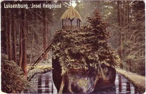 Helgoland Luisenburg Ansichtskarte c1914