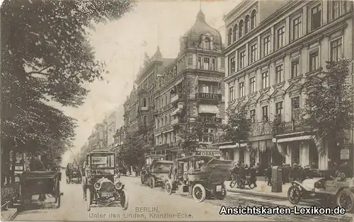 Berlin-Mitte Unter den Linden, Kranzler Ecke (Autos und 