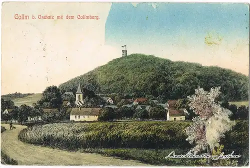 Wermsdorf-Collm Stadt mit Collmberg