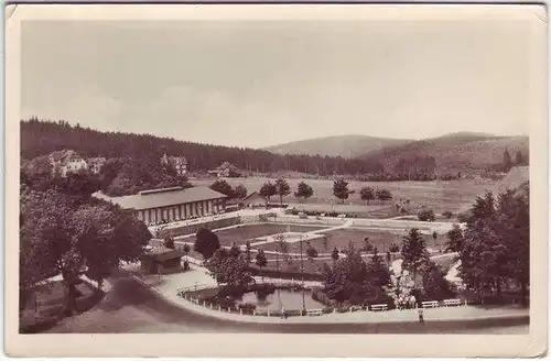 Oberhof Thüringen Blick nach der Halle der Freundschaft 