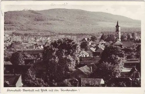 Darmstadt-Eberstadt Blick auf den Frankenstein Foto Ansi