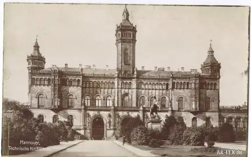 Hannover Technische Hochschule - Foto Ansichtskarte 1910