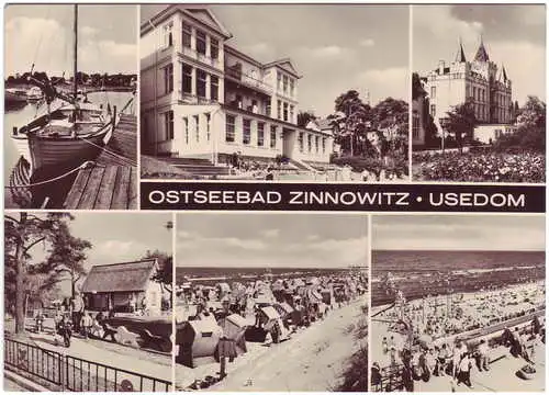 Zinnowitz Ostseebad, Usedom Ansichtskarte 1976