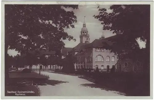 Swinemünde Kurhaus - Foto AK