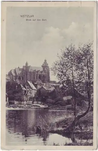 Wetzlar Blick auf den Dom Ansichtskarte c 1916