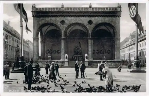 München Feldherrenhalle Ansichtskarte c1939