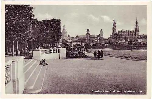 Dresden Am Dr.-Rudolf-Friedrichs-Ufer Foto Ansichtskarte