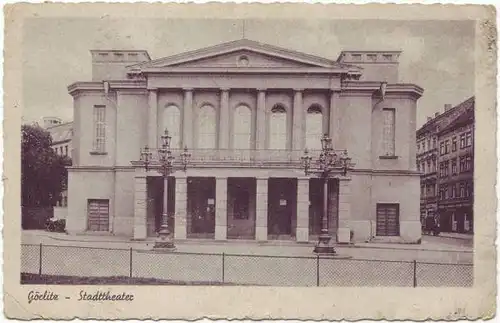 Görlitz Stadttheater Zgorzelec  Ansichtskarte Oberlausit