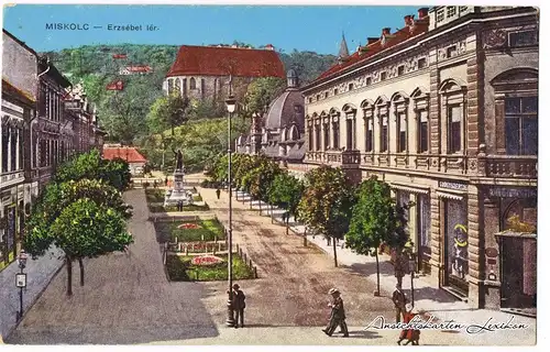 Miskolc Erszebez ter - Platz und GeschÃ¤fte