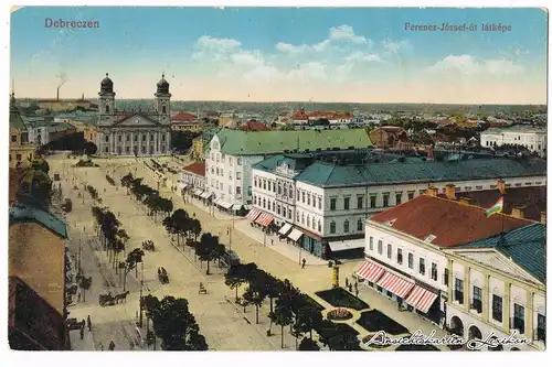 Debreczin Blick auf den Franz Josef Platz