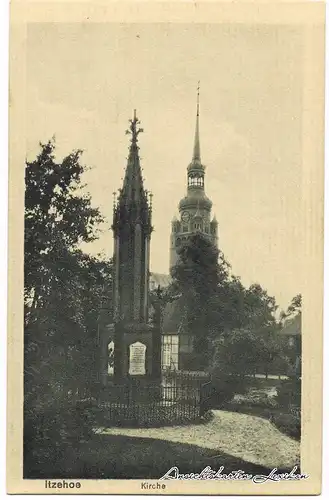 Itzehoe Denkmal und Kirche