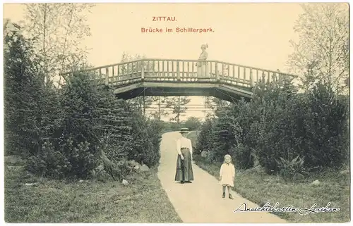 Zittau Brücke im Schillerpark