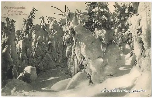 Oberwiesenthal Aufgang im Winter