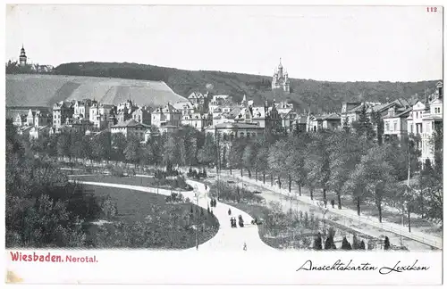 Wiesbaden Straßenpartie im Nerotal