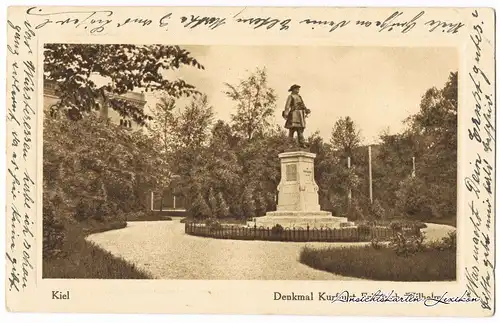 Kiel-Düsternbrook Denkmal Kurfürst Friedrich Wilhelm
