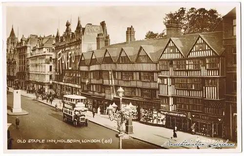 London Old Staple Inn, Holborn