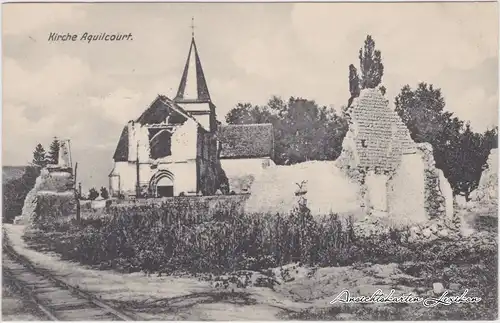  Partie an der zerstörten Kirche