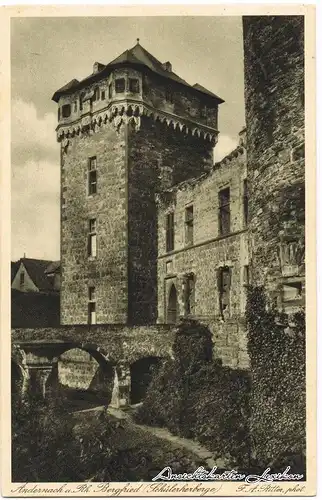 Ansichtskarte Andernach Bergfried g1928